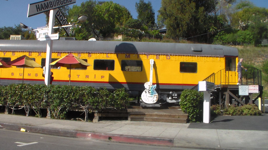 Carney's Train Resturant, Hollywood, California